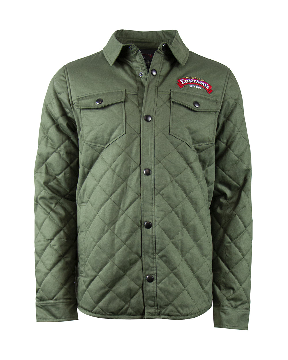 Emerson's Quilted Jacket -  Beer Gear Apparel & Merchandise - speights - lion red - vb - tokyo dry merch
