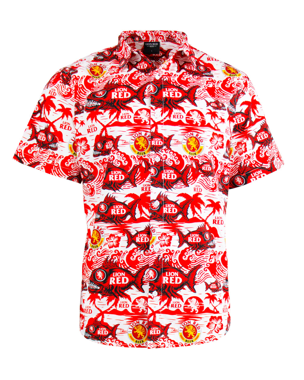 Lion Red Hawaiian Shirt -  Beer Gear Apparel & Merchandise - Speights - Lion Red - VB - Tokyo Dy merch