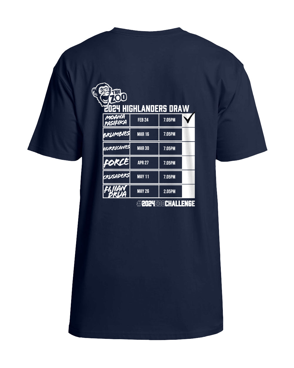 Speight's Highlanders 2024 Tee -  Beer Gear Apparel & Merchandise - Speights - Lion Red - VB - Tokyo Dy merch