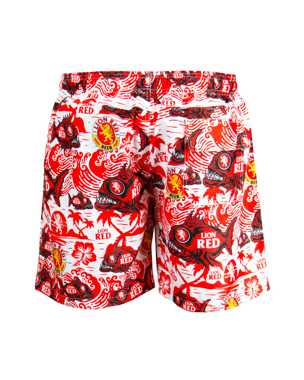 Lion Red Hawaiian Shorts -  Beer Gear Apparel & Merchandise - Speights - Lion Red - VB - Tokyo Dy merch