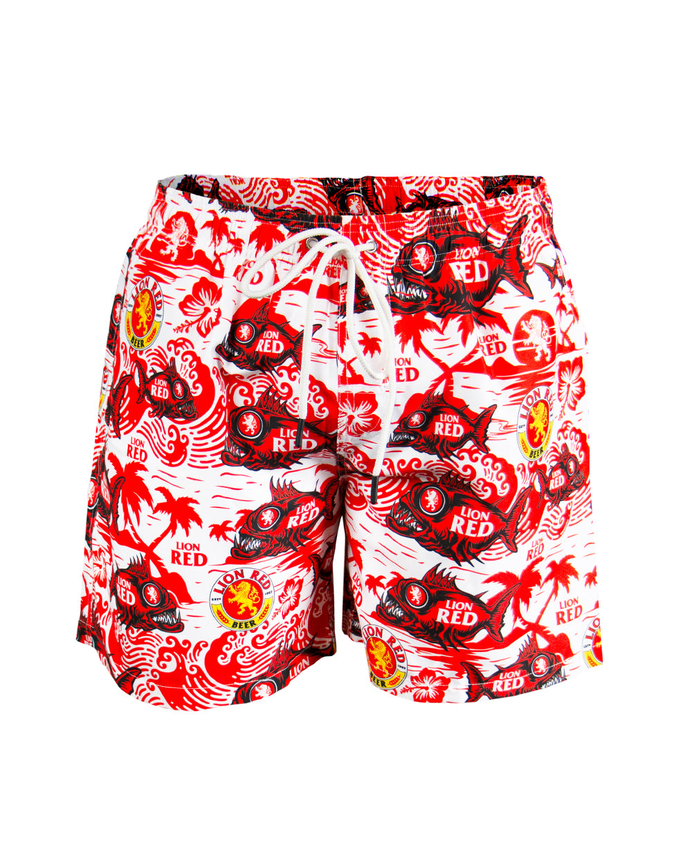 Lion Red Hawaiian Shorts -  Beer Gear Apparel & Merchandise - Speights - Lion Red - VB - Tokyo Dy merch