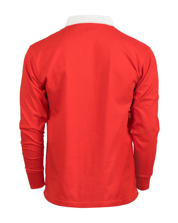 Red Rugby Jumper Lion Red Retro Rugby Jersey– Wear It Proud