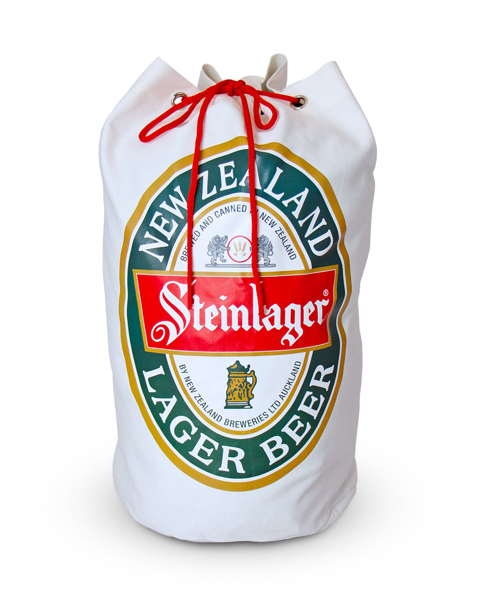 Steinlager White Can Duffel Bag -  Beer Gear Apparel & Merchandise - Speights - Lion Red - VB - Tokyo Dy merch