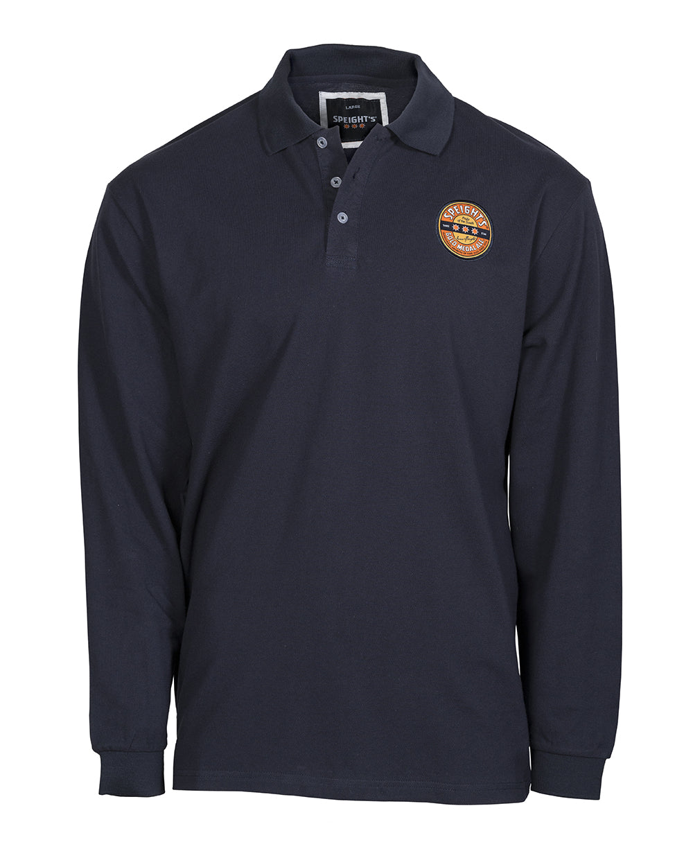 Speight's Retro Long Sleeve Polo -  Beer Gear Apparel & Merchandise - Speights - Lion Red - VB - Tokyo Dy merch