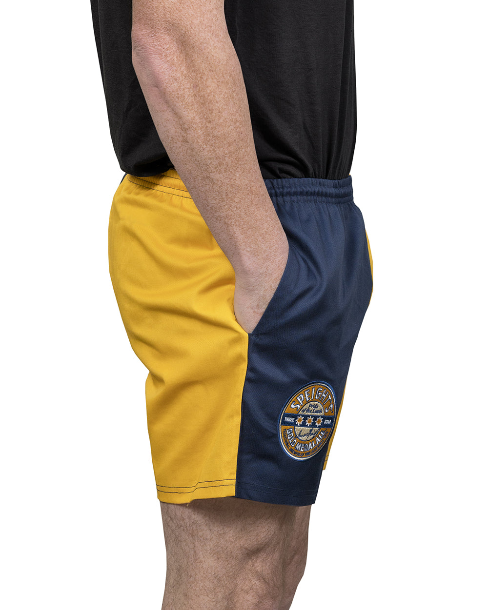 Speight's Retro Harlequin Rugby Shorts -  Beer Gear Apparel & Merchandise - speights - lion red - vb - tokyo dry merch