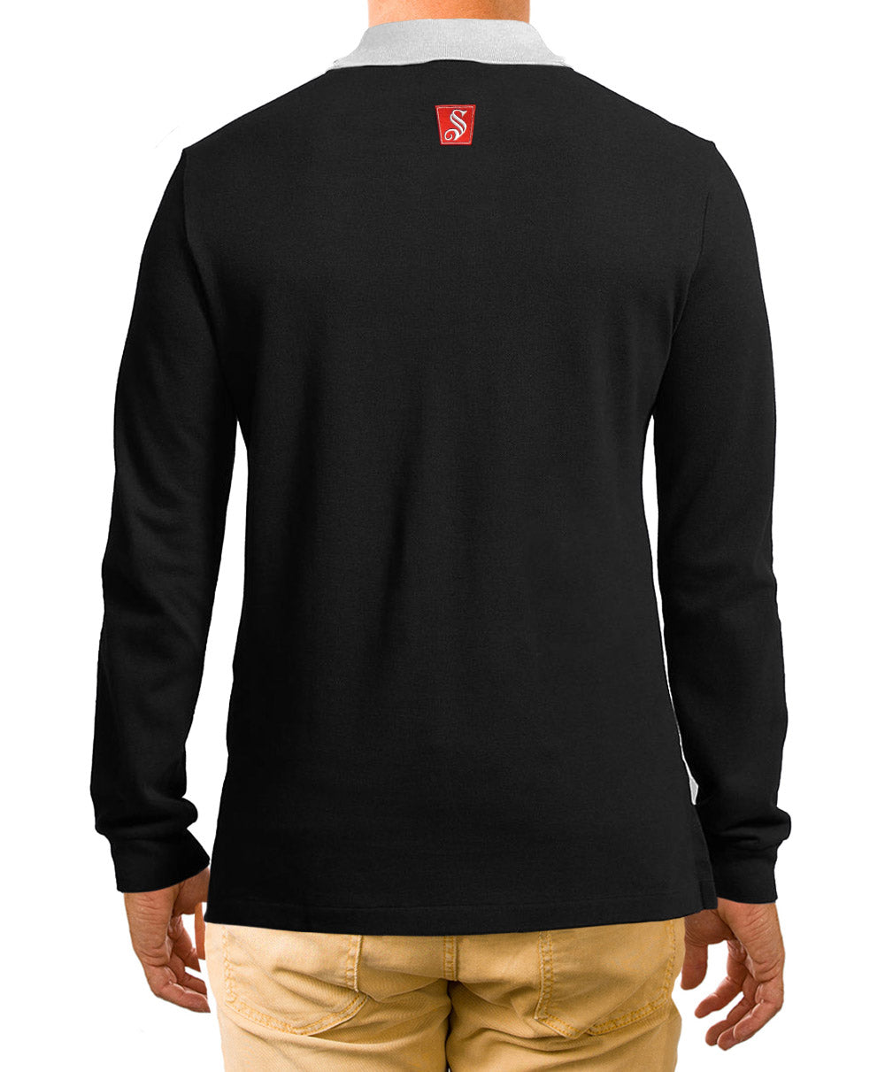 Steinlager Long Sleeve Rugby Jersey -  Beer Gear Apparel & Merchandise - Speights - Lion Red - VB - Tokyo Dy merch