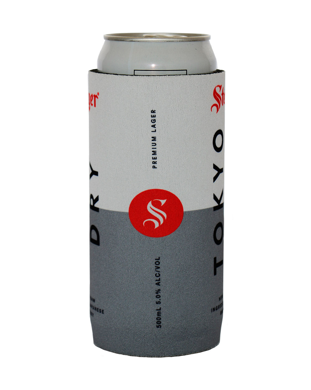 Steinlager Tokyo Dry Can Cooler -  Beer Gear Apparel & Merchandise - Speights - Lion Red - VB - Tokyo Dy merch