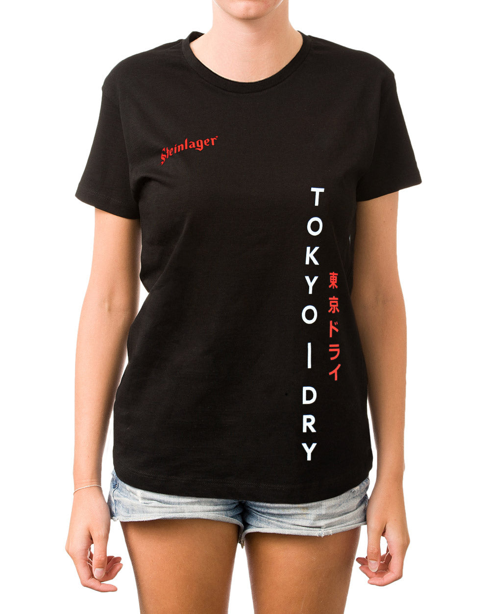 Steinlager Tokyo Dry Tee - Ladies -  Beer Gear Apparel & Merchandise - Speights - Lion Red - VB - Tokyo Dy merch