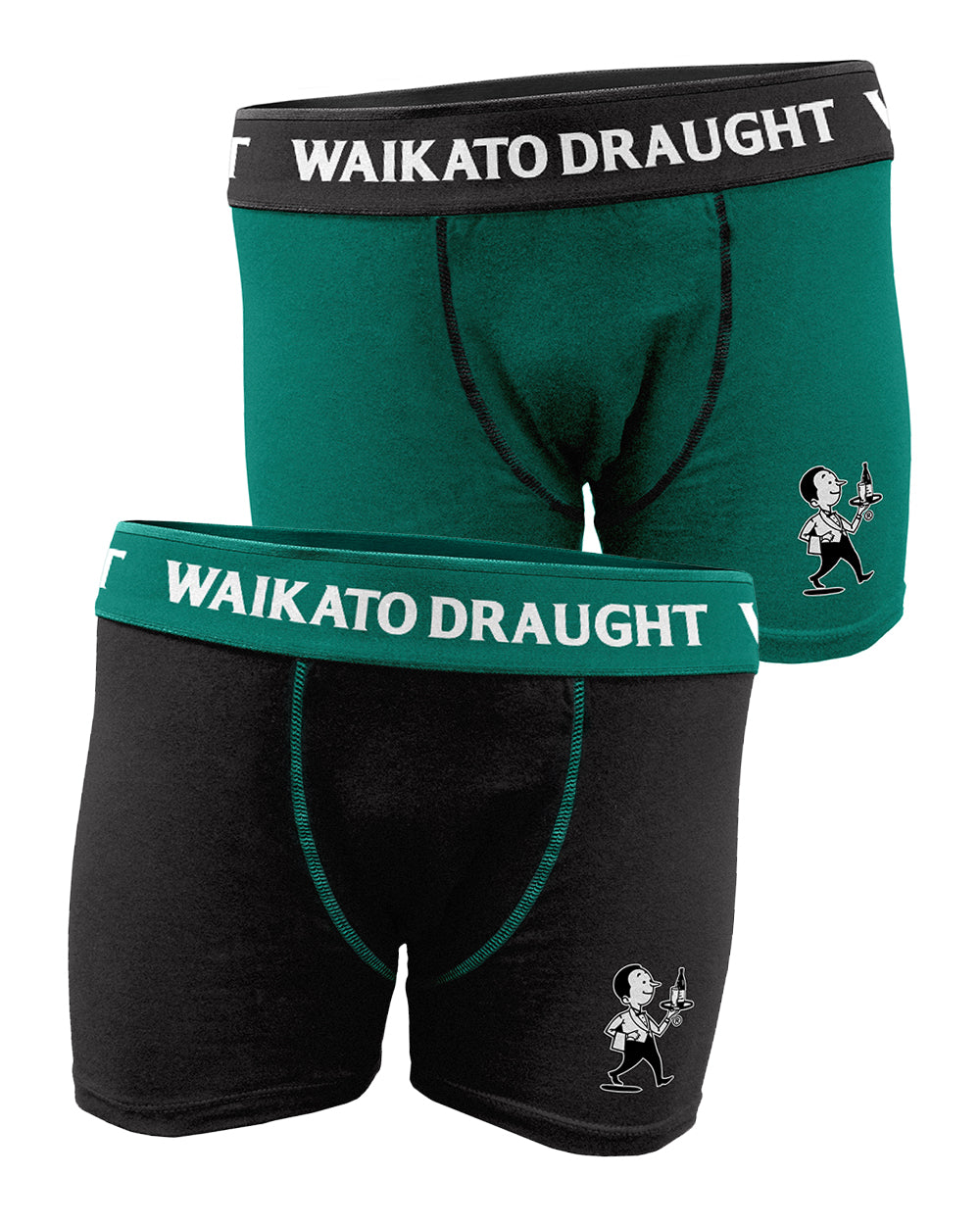 Waikato Draught Boxer Twin Pack -  Beer Gear Apparel & Merchandise - Speights - Lion Red - VB - Tokyo Dy merch