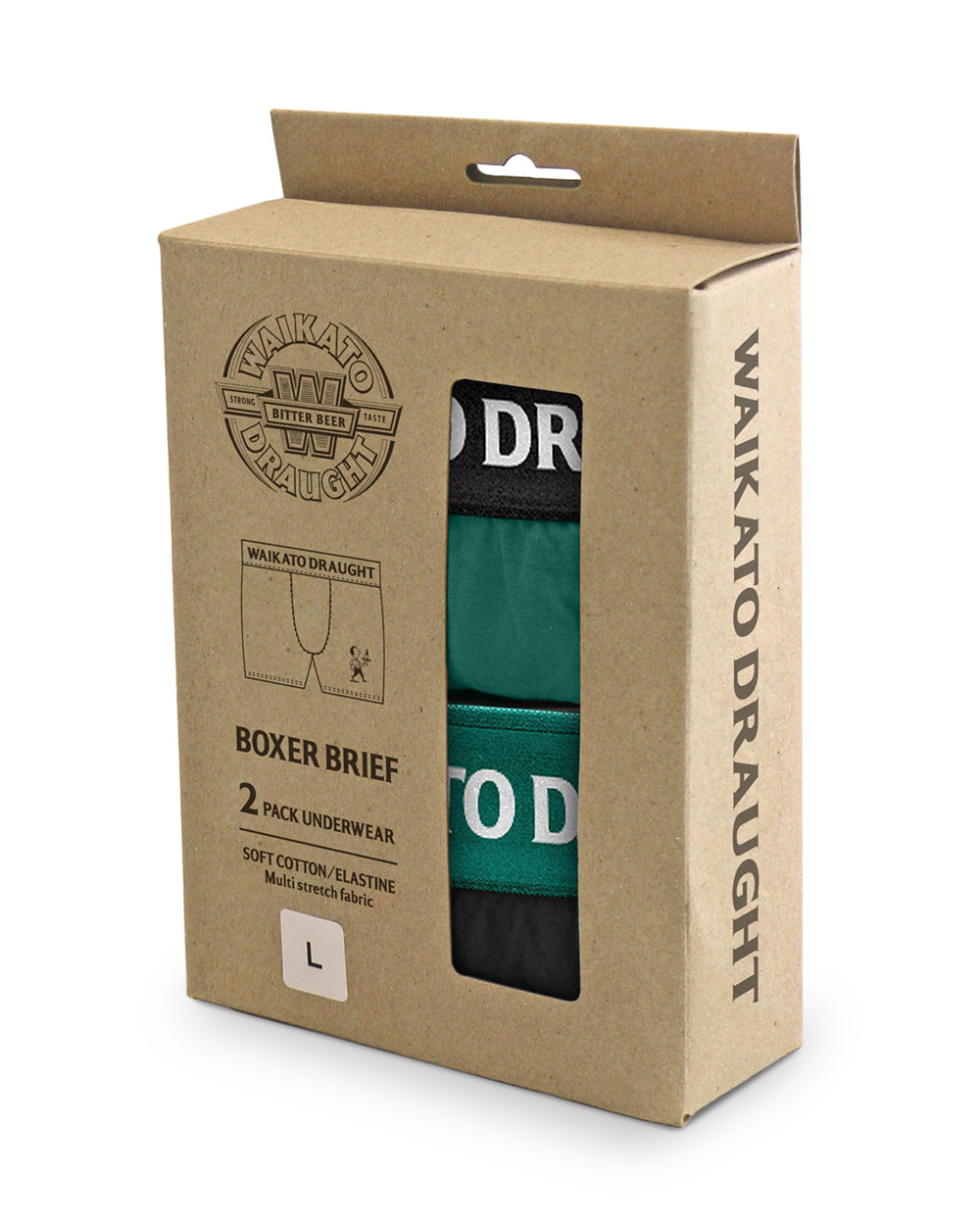 Waikato Draught Boxer Twin Pack -  Beer Gear Apparel & Merchandise - Speights - Lion Red - VB - Tokyo Dy merch