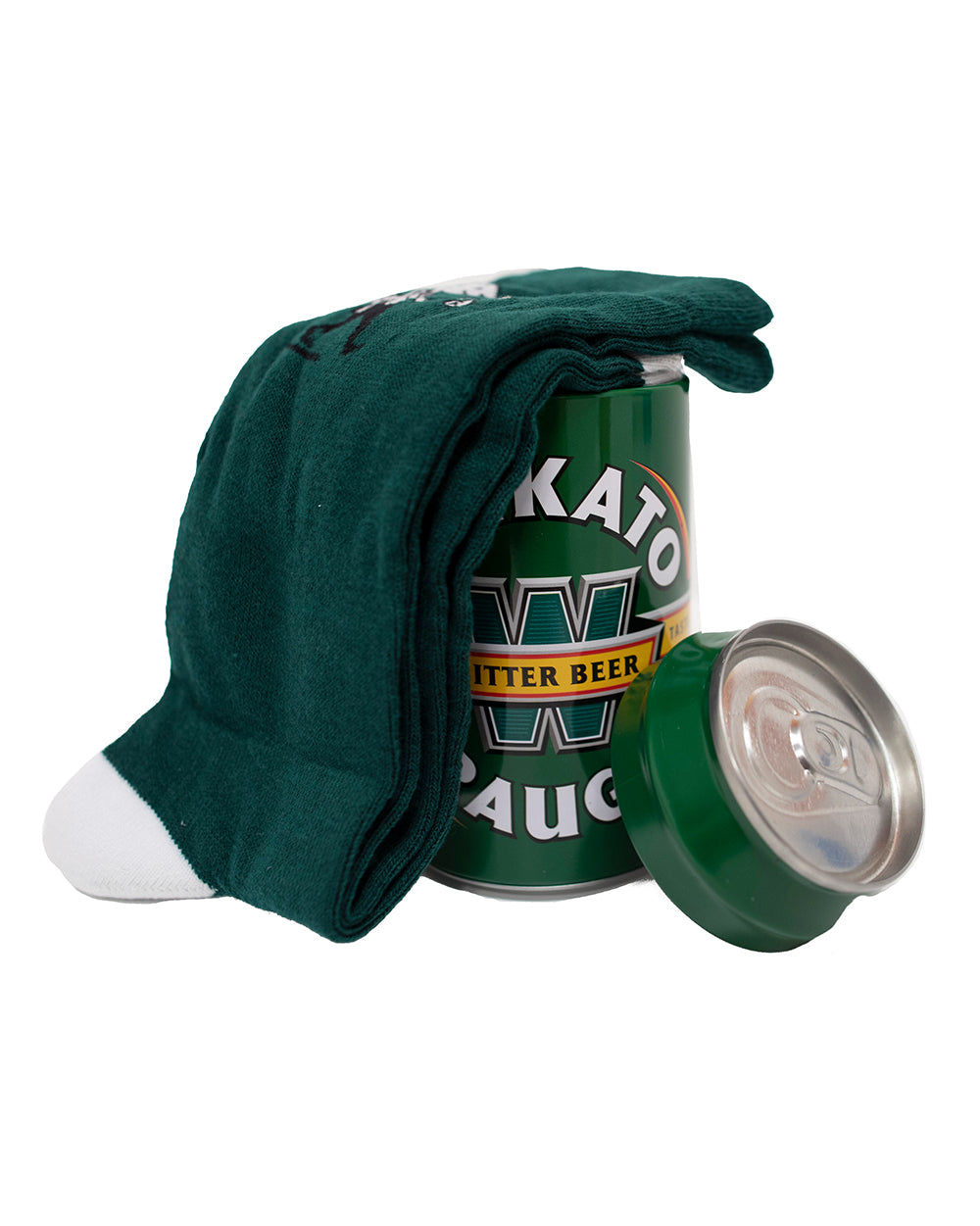 Waikato Draught Socks In A Can -  Beer Gear Apparel & Merchandise - Speights - Lion Red - VB - Tokyo Dy merch