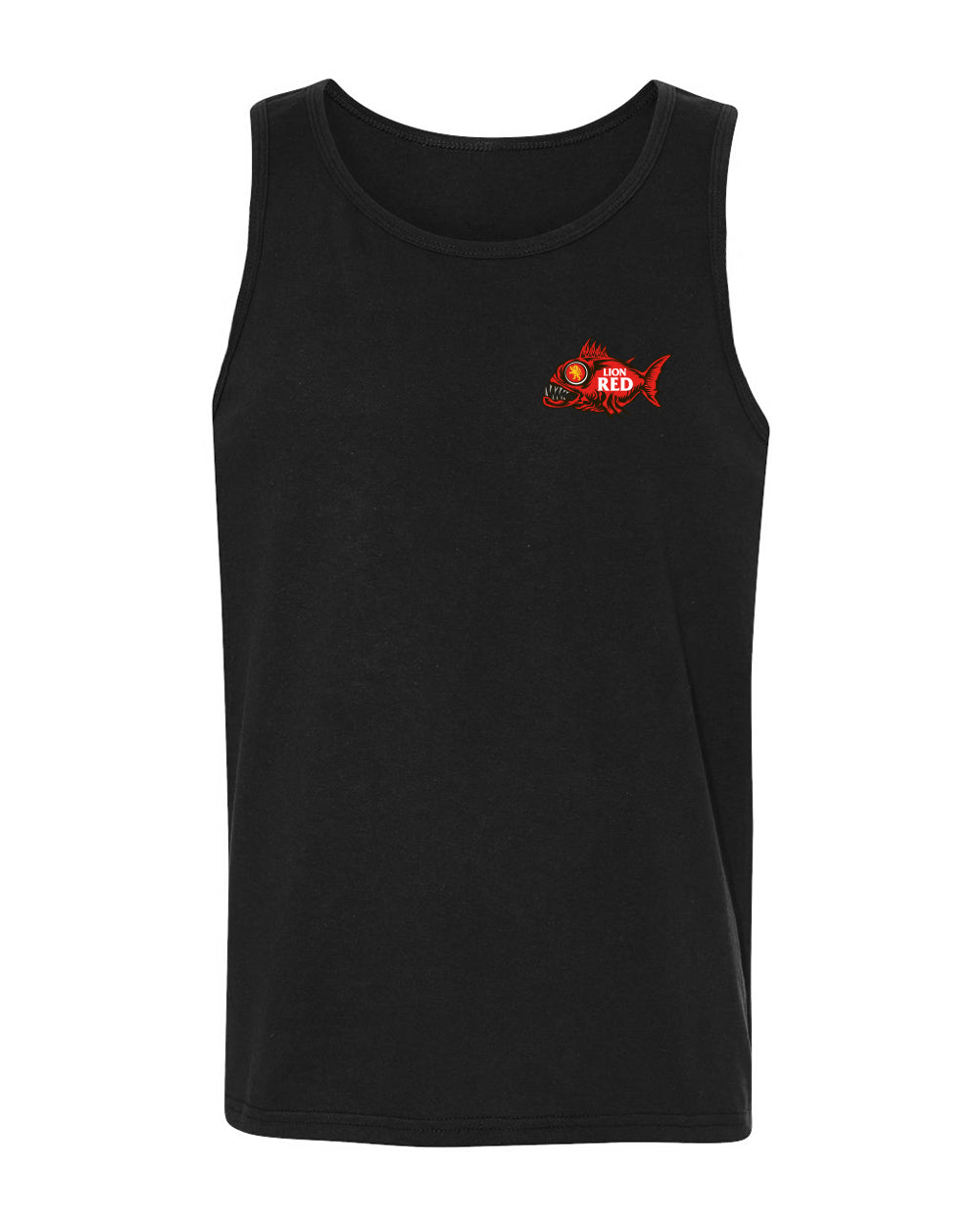 Singlets Fish Lion Red Singlet Angry Fish– Wear It Proud