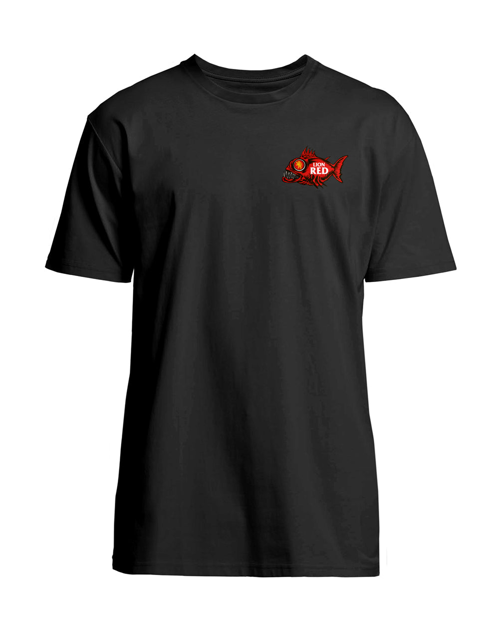 Lion Red Tee Angry Fish -  Beer Gear Apparel & Merchandise - Speights - Lion Red - VB - Tokyo Dy merch